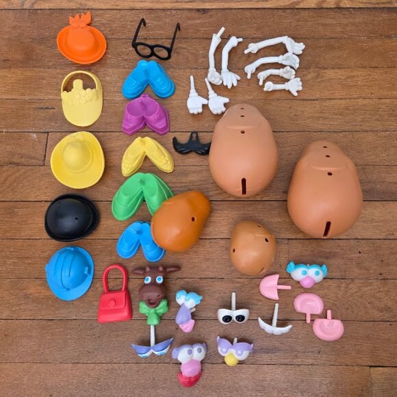 Hasbro Vintage Mr/Mrs Potato Head Accessories Lot - Picture 1 of 9